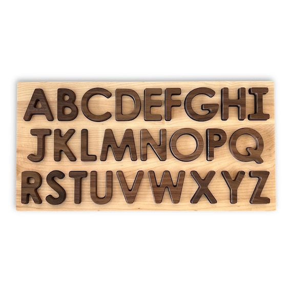 Alphabet Puzzle - Uppercase - Etsy