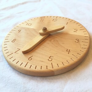 Wooden Toy Clock image 2