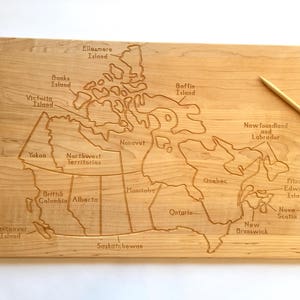 Canada Tracing Board -- Klassieke Gesprekken -- Montessori -- Waldorf -- Homeschool -- Van Jennifer
