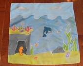 Under the Sea Painted Silk Play Mat