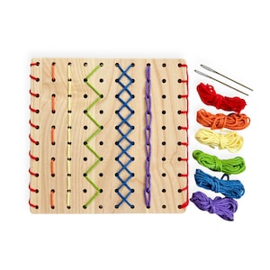 Sewing Board Embroidery Board Waldorf Handwork Basic Stitches From Jennifer image 1