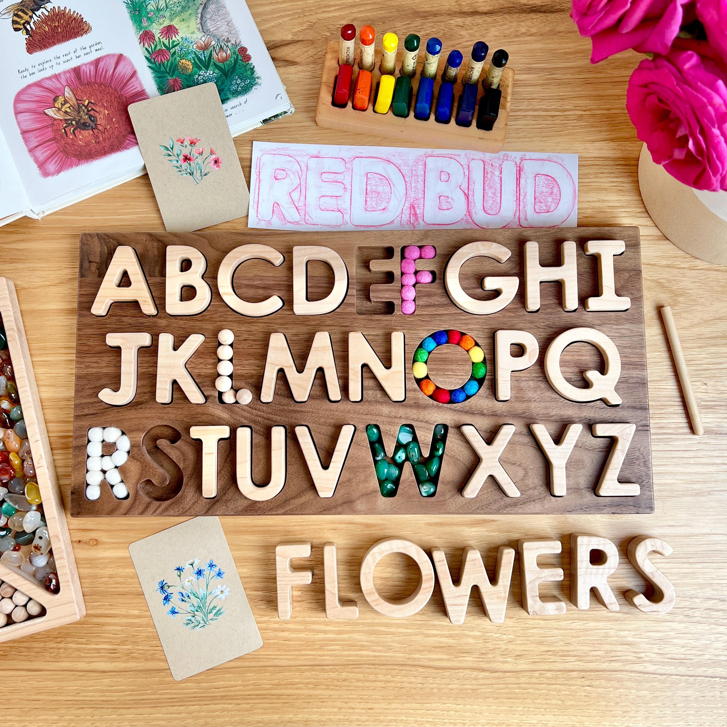 Alphabet Puzzle - Uppercase - Etsy