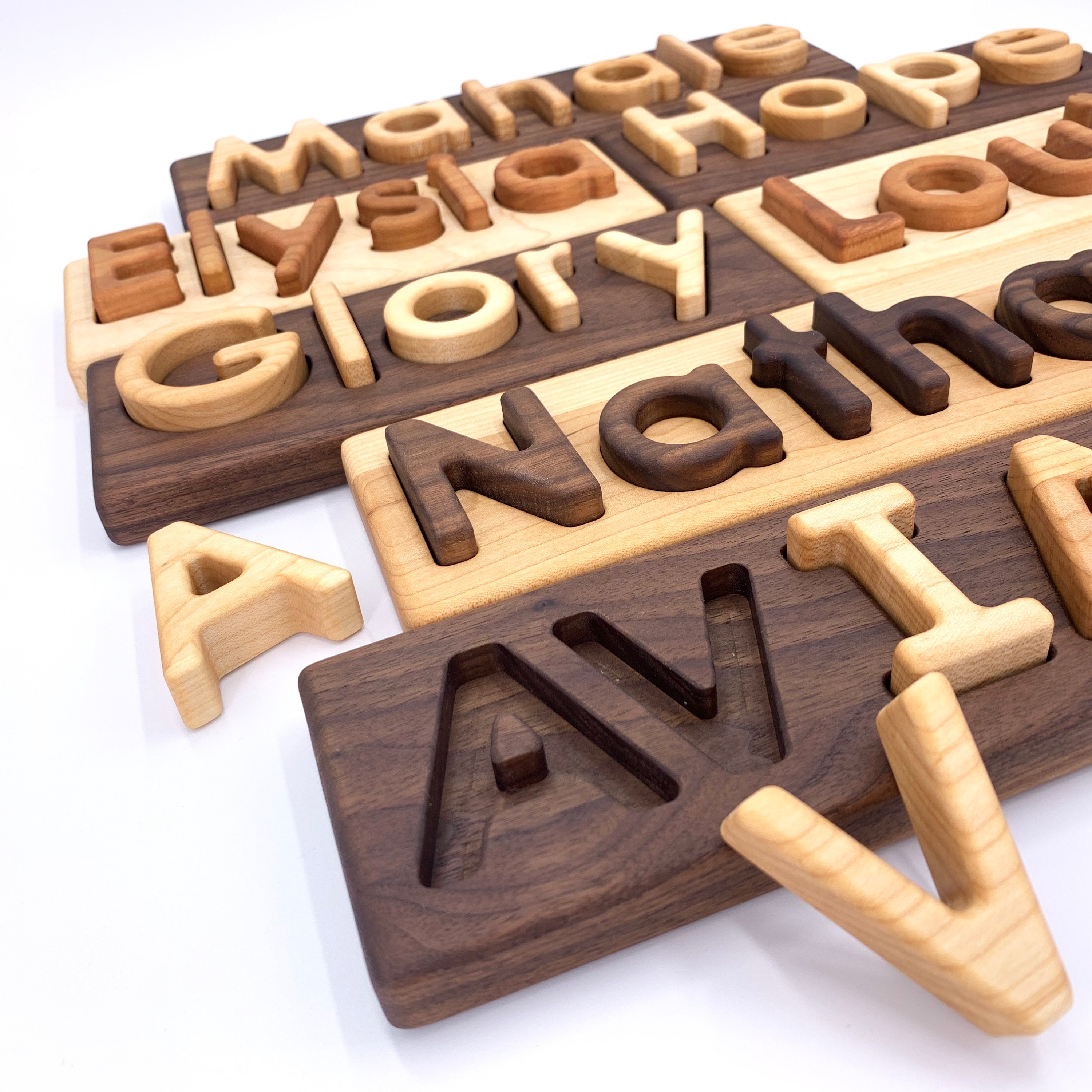 Wooden Name Puzzle Custom Name Puzzle Heirloom Quality Etsy Australia