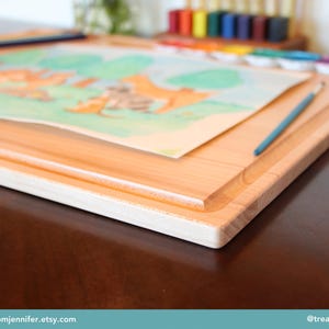 Wooden Craft Board Lap Desk Board Painting Board image 8