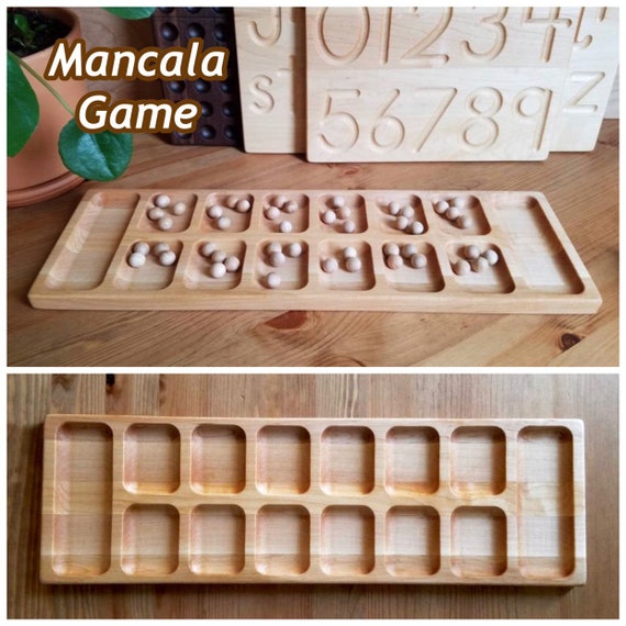 Mancala Game Board | Etsy