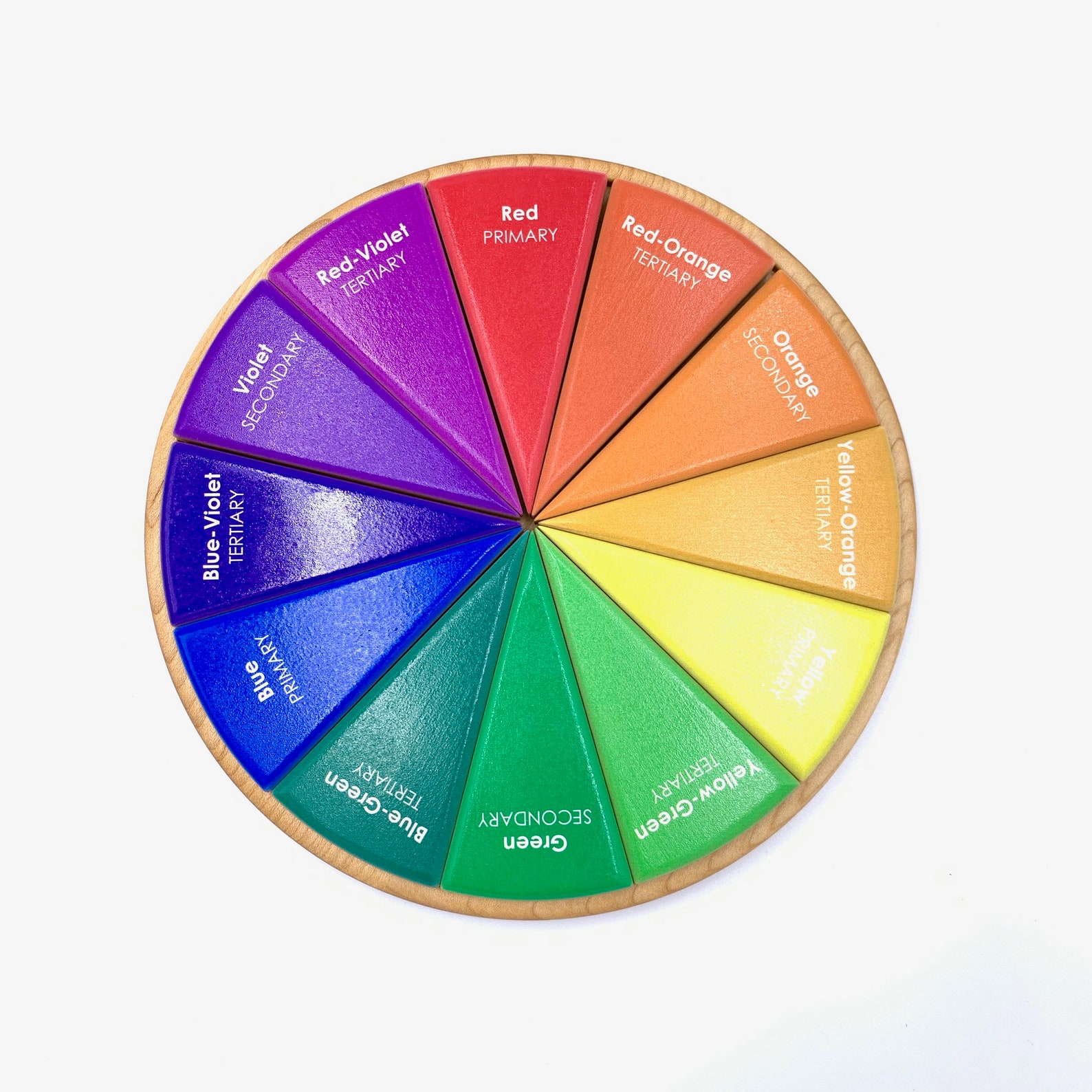 Color Wheel Puzzle 12 Pieces | Etsy