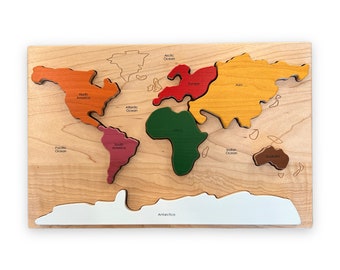 Continents Puzzle