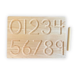 1-10 Number Board -- Waldorf Montessori School Toy