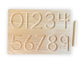 1-10 Number Board -- Waldorf Montessori School Toy