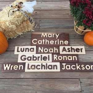 Wooden Name Puzzle Custom Name Puzzle Heirloom Quality Natural Hardwoods image 9