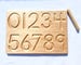 1-10 Number Board -- Waldorf Montessori School Toy 