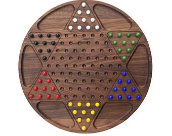 Chinese Checkerboard --- Heirloom Hardwood Family Game