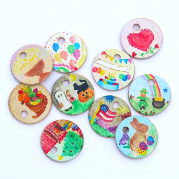 Holiday Coins for Home Calendar