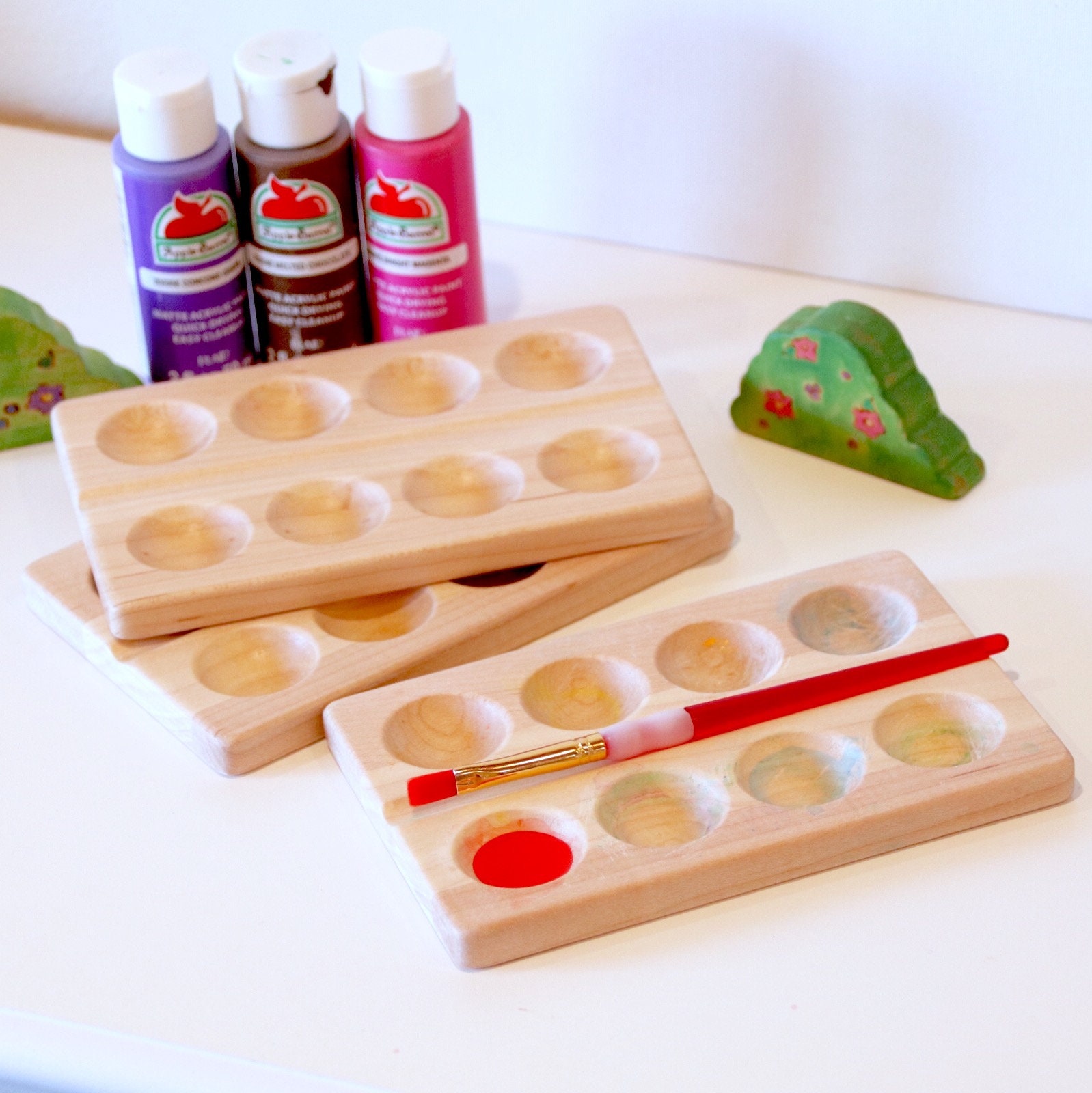 Wood Paint Palette Etsy