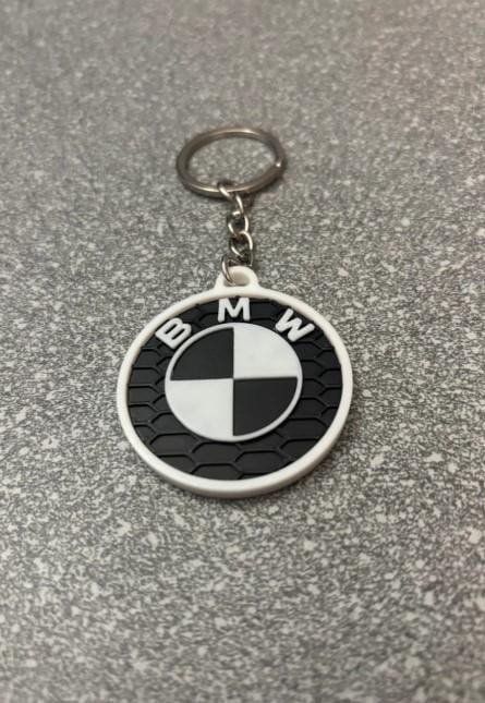 Porte-clés Personnalisé Pour BMW - Modèles E89, E90, E91, E92, E93, F30, M3, I8, Z4 - Cuir Et Métal, Couleur Noir