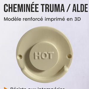 Ventouse extérieure Compatible Cheminée Truma – Impression 3D  pour camping-car & van