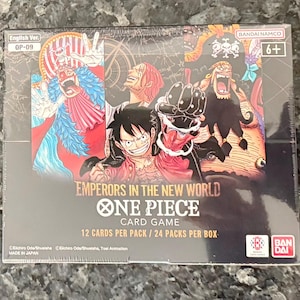One Piece OP09 Imperatoren in der neuen Welt Werkseitig versiegelte englische Boosterbox