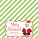INSTANT Download Santa-Christmas Treat Bag Tags Printable | Etsy