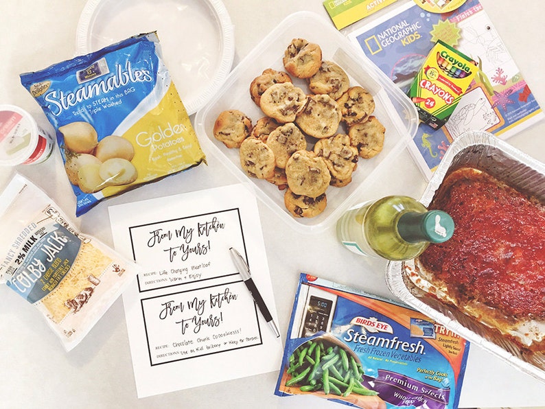 INSTANT Downloadfrom the Kitchen Meal Gifting Printable PDF Etsy