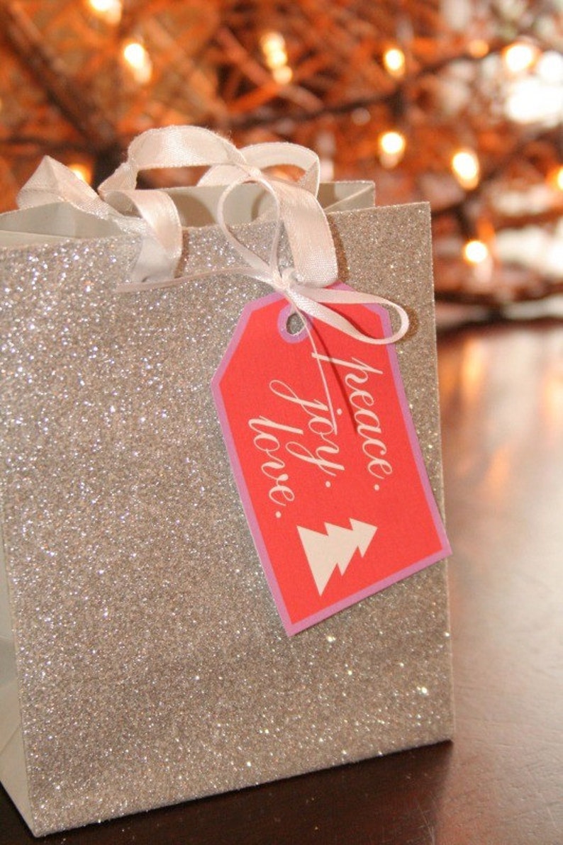 INSTANT Download-CHRISTMAS /'Modern/&Colorful/' Gift Tag Collection Printable PDF