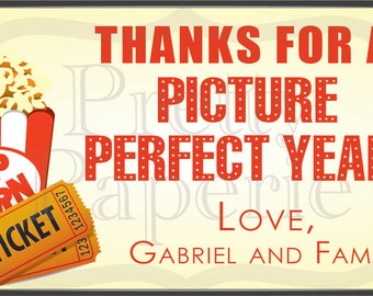 IMMEDIATE DOWNLOAD-Teacher Gift Giving - Picture Perfect Year Gift Tags: Printable PDF