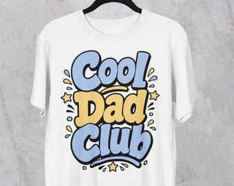 Cool Dad Club PNG | Father's Day PNG | Trendy Dad Shirt Design | Funny Dad Gift | Sublimation PNG | Instant Download