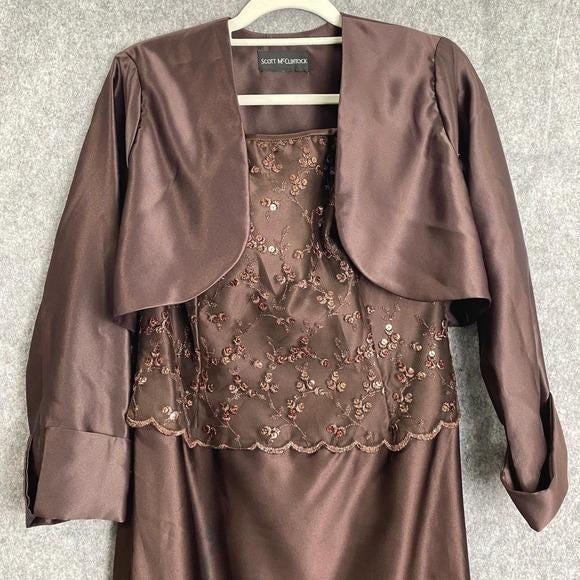 joanna hope beaded maxi dress MACIS SWEETHEART STRAPLESS BEADED EVENING GOWN WITH BOLERO JACKET - L –  Vintage Clothing & Fashions