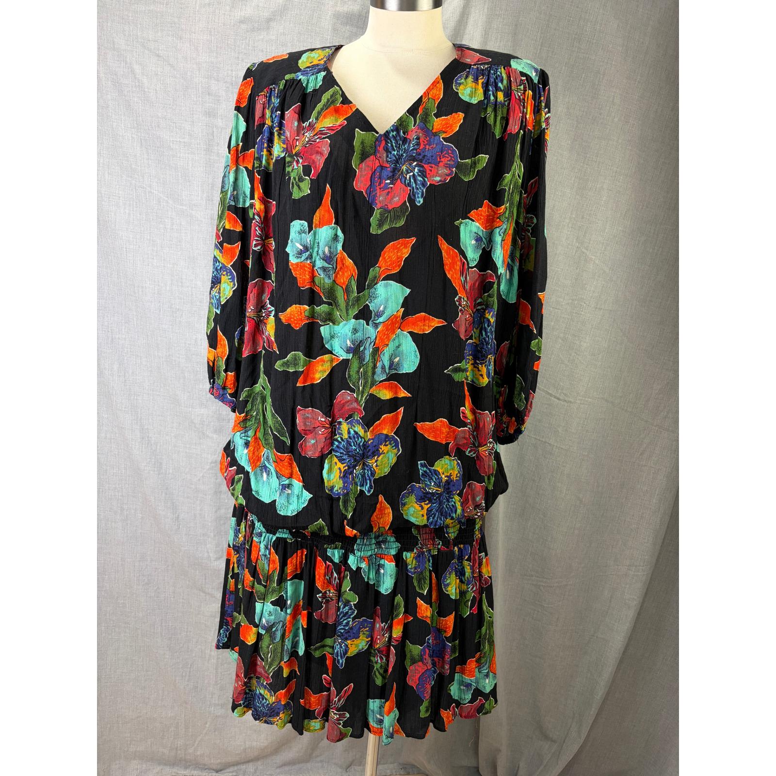 sachin and babi light blue dress Floral Drop Waist Dress