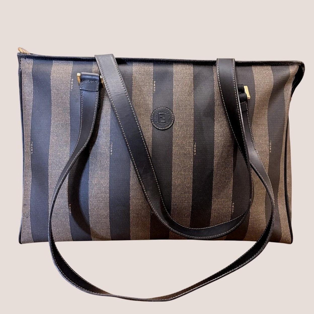 Vintage Fendi Tote Bag - Etsy