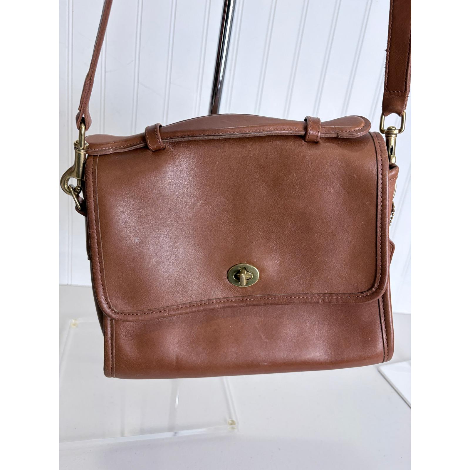 vintage coach court bag 9870 british tan
