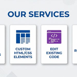 Custom HTML CSS Coding, JavaScript Edits, Front-End Bug Fixes - Tech Support