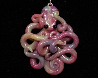 Grapevine Octopus Pendant