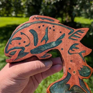 Wooden fish art - Crafted from Canadian maple sourced locally in Northern Ontario