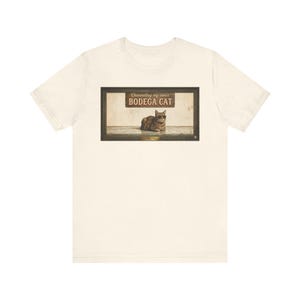 Bodega Cat Tee | Vintage Cat Illustration, Urban Pet Lover Shirt