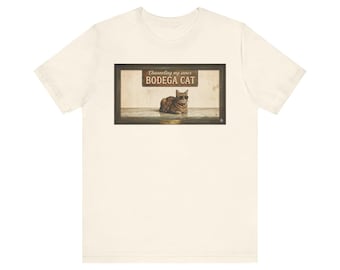 Bodega Cat Tee | Vintage Cat Illustration, Urban Pet Lover Shirt