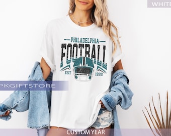 Comfort Colors® Philadelphia Football Vintage Sweatshirt T-Shirt hoodie, Philadelphia Eagle Football Shirt, Football Tshirt, Eagle Retro Tee