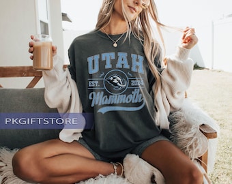 Comfort Colors® Utah Mammoth Hockey T-Shirt, Game Day Mammoth Shirt, Soft Vintage Hockey T-Shirt