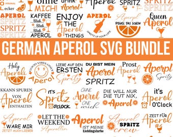 German Aperol Svg, German Aperol, Holy Aperoli Svg, Aperol Spritztour Svg, Alcohol Aperol Shirt, Plotterdatei Svg, Cricut, Silhouette