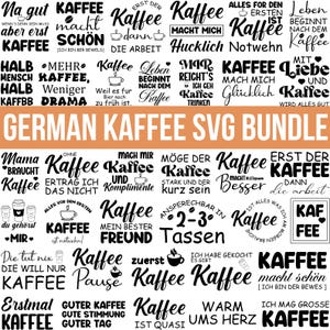 German Kaffee Plotter Svg Bundle, German Sayings Coffee, Kaffee Svg, Coffee Cup Svg, Coffee Quotes Svg, Kaffeezeit Svg, Cricut, Silhouette