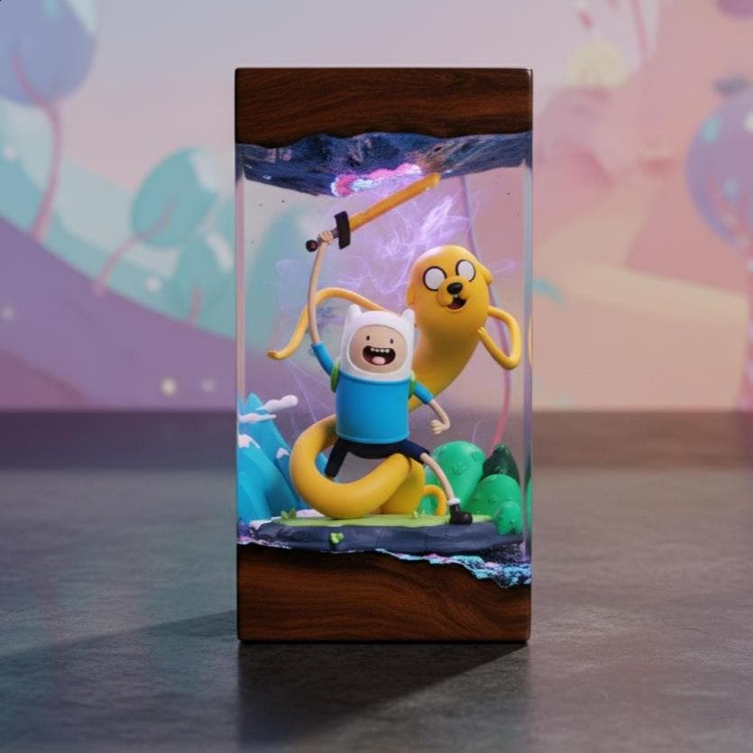 Adventure Time Mondo Squads Jake And Finn Figure Set - View #10
