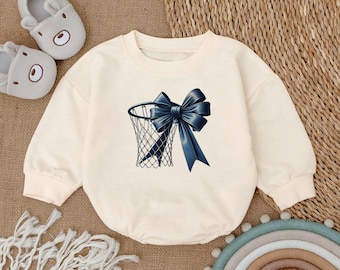 Pelele de baloncesto con lazo para bebé niña, conjunto deportivo para bebé niña, ropa para recién nacida
