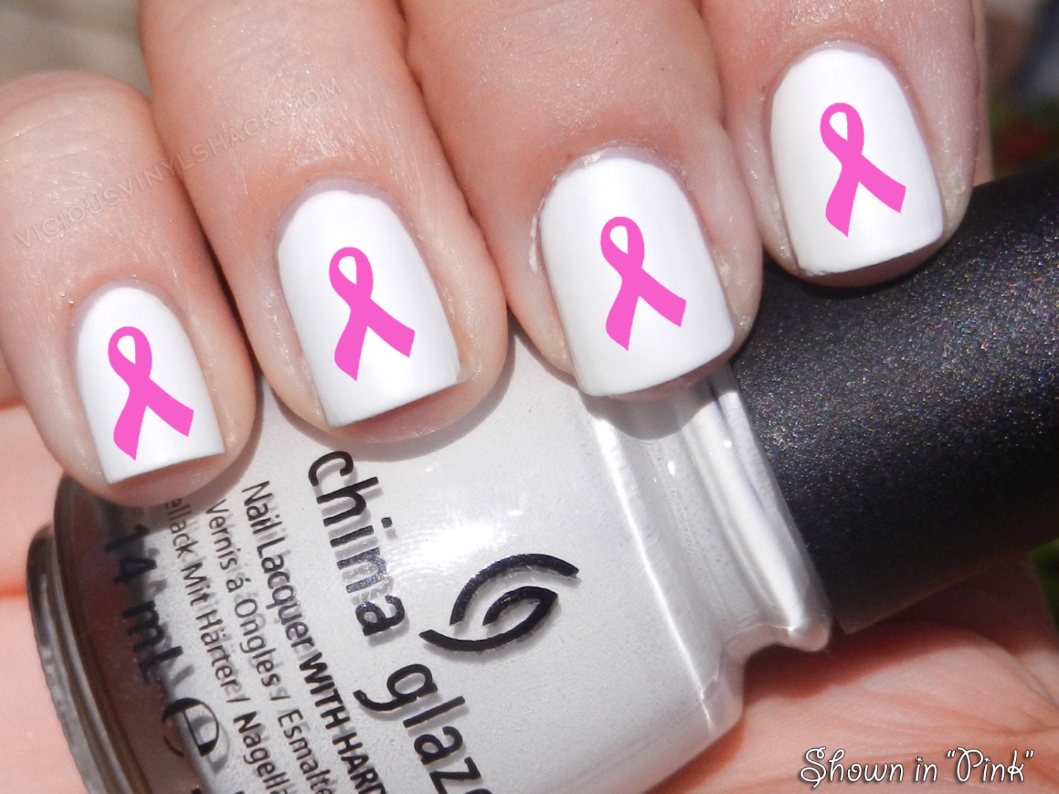 Set of 52 Awareness Ribbon Design FOR CHARITY Vinyl Nail Decal - Etsy Israel