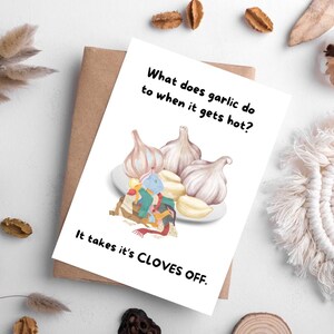 Blague sur les clous de girofle, BLAGUES POUR PAPA, carte drôle de fête des pères, carte de fête des pères pour les nouveaux papas, carte pour les papas, carte drôle, carte mignonne