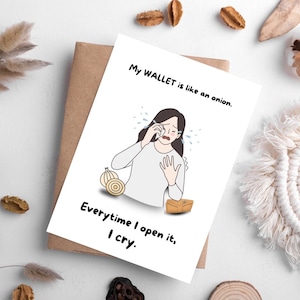 Money Card, carte inspirée des pleurs, DAD JOKES, carte drôle de fête des pères, carte de fête des pères pour les nouveaux papas, carte pour les papas, carte drôle