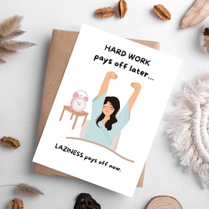 Carte de travail acharné, PAPA JOKES, carte drôle de fête des pères, carte de fête des pères pour les nouveaux papas, carte pour les papas, carte drôle, carte mignonne