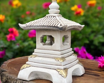 Hypertufa Garden Lantern 18
