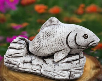 Statue da esterno a forma di sirena da 630 mm, ornamenti da giardino in resina bianca, scultura, corazione artistica｜Homary