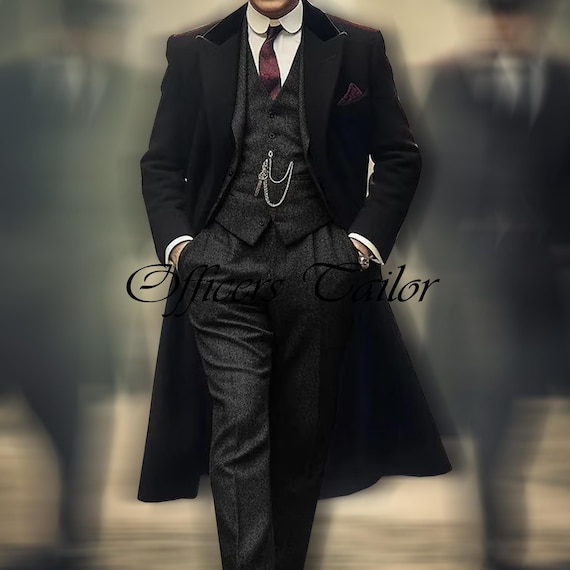 Peaky Blinders Coat : Gothic Inspired Cosplay Costume Overcoat - Etsy