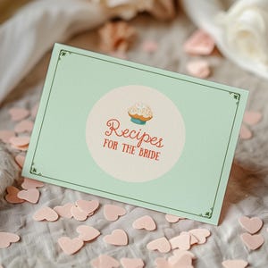 Off the Market Bridal Shower Advice & Recipe Card | Farmers Market Theme | Canva Template | Rustic Bridal Shower Activity | Digital Download