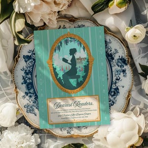 Bridgerton Inspired Event | Canva Invitation | Canva Invitation Template | Regency Party Digital Invite | Instant Download | Jane Austen